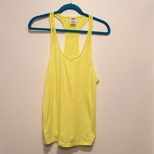 PINK Neon yellow tank small